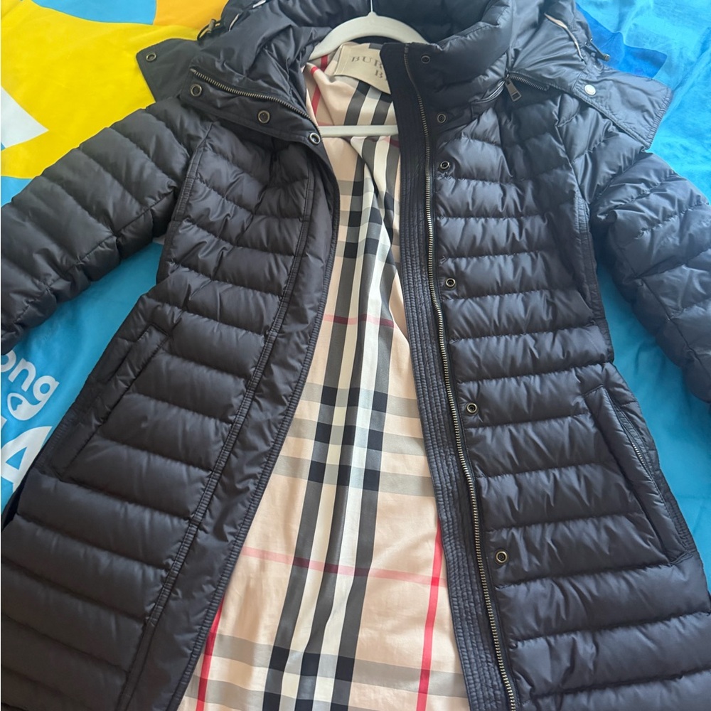 Burberry Beige and Red Plaid Fabric